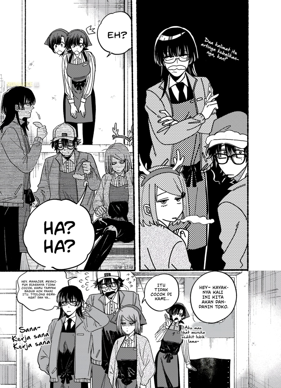 A Story About Smoking at the Back of the Supermarket (Super no Ura de Yani Suu Futari) Chapter 26.5 Bahasa Indonesia