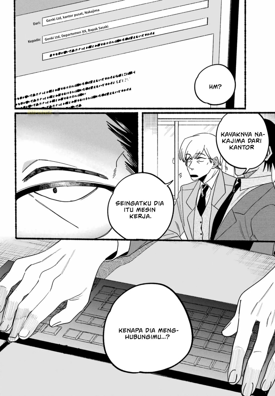 A Story About Smoking at the Back of the Supermarket (Super no Ura de Yani Suu Futari) Chapter 28 Bahasa Indonesia