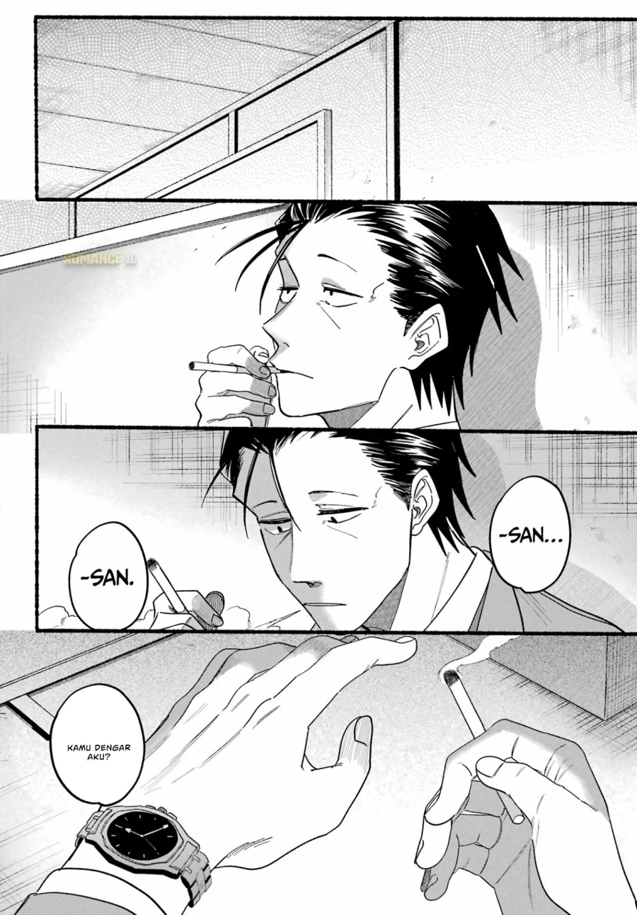 A Story About Smoking at the Back of the Supermarket (Super no Ura de Yani Suu Futari) Chapter 28 Bahasa Indonesia