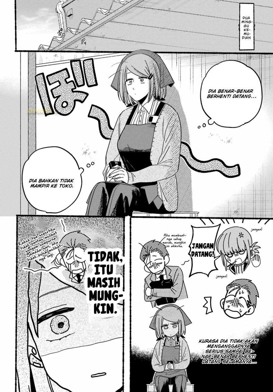 A Story About Smoking at the Back of the Supermarket (Super no Ura de Yani Suu Futari) Chapter 28 Bahasa Indonesia