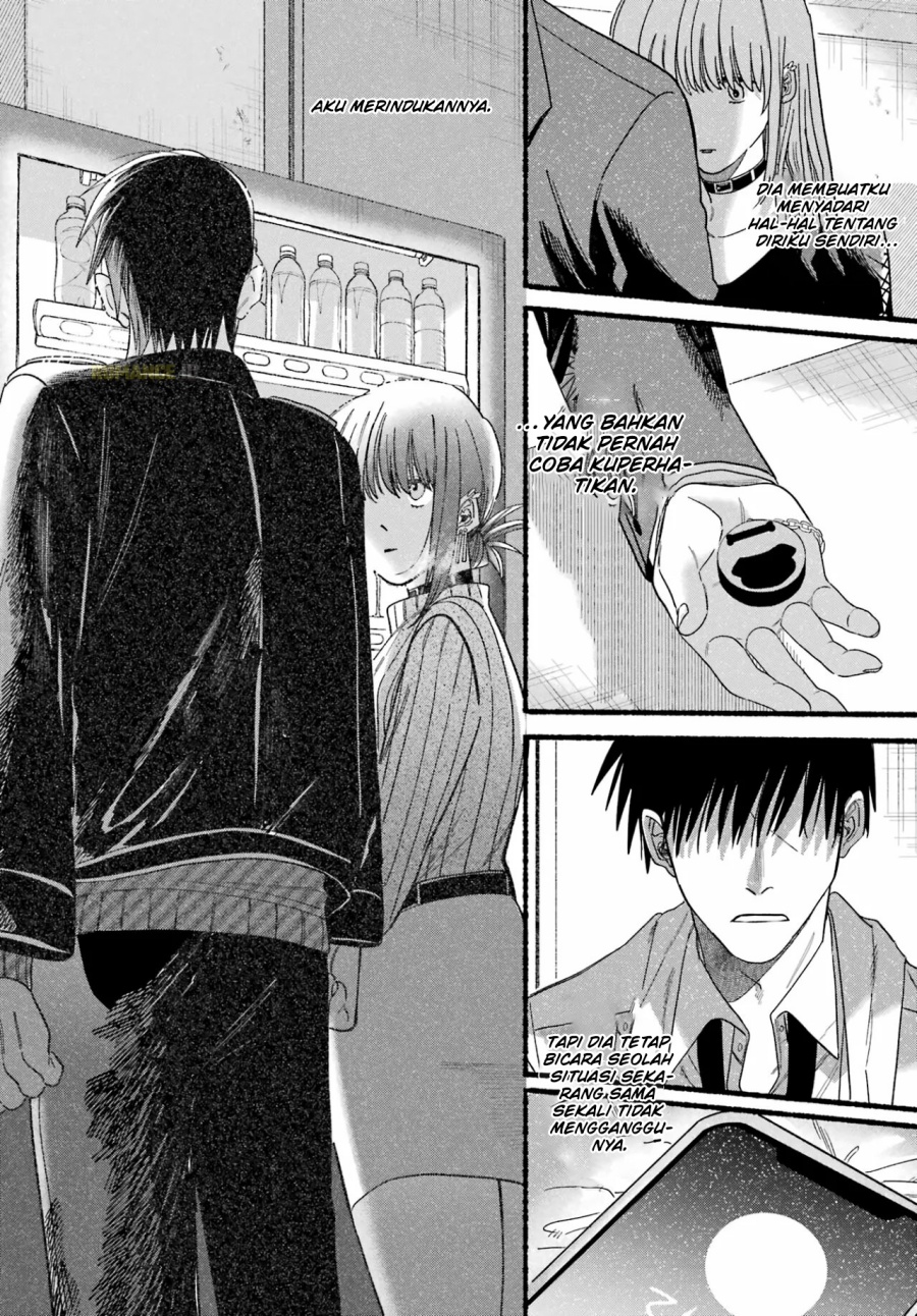 A Story About Smoking at the Back of the Supermarket (Super no Ura de Yani Suu Futari) Chapter 28 Bahasa Indonesia