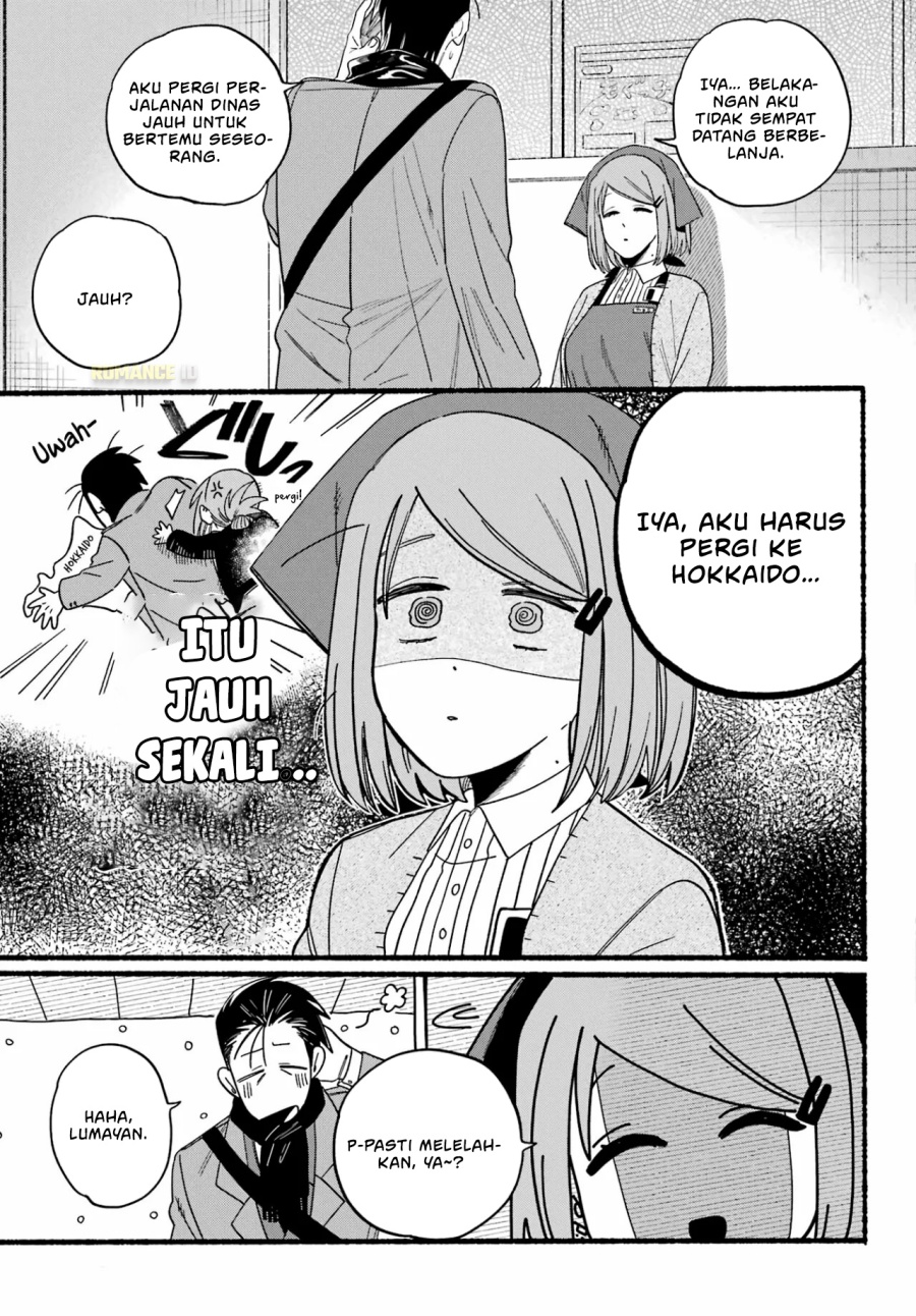 A Story About Smoking at the Back of the Supermarket (Super no Ura de Yani Suu Futari) Chapter 28 Bahasa Indonesia