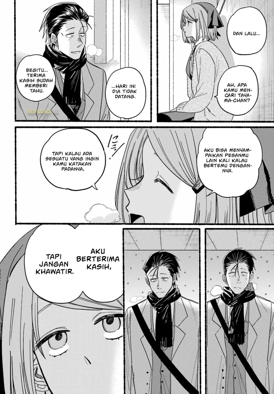 A Story About Smoking at the Back of the Supermarket (Super no Ura de Yani Suu Futari) Chapter 28 Bahasa Indonesia