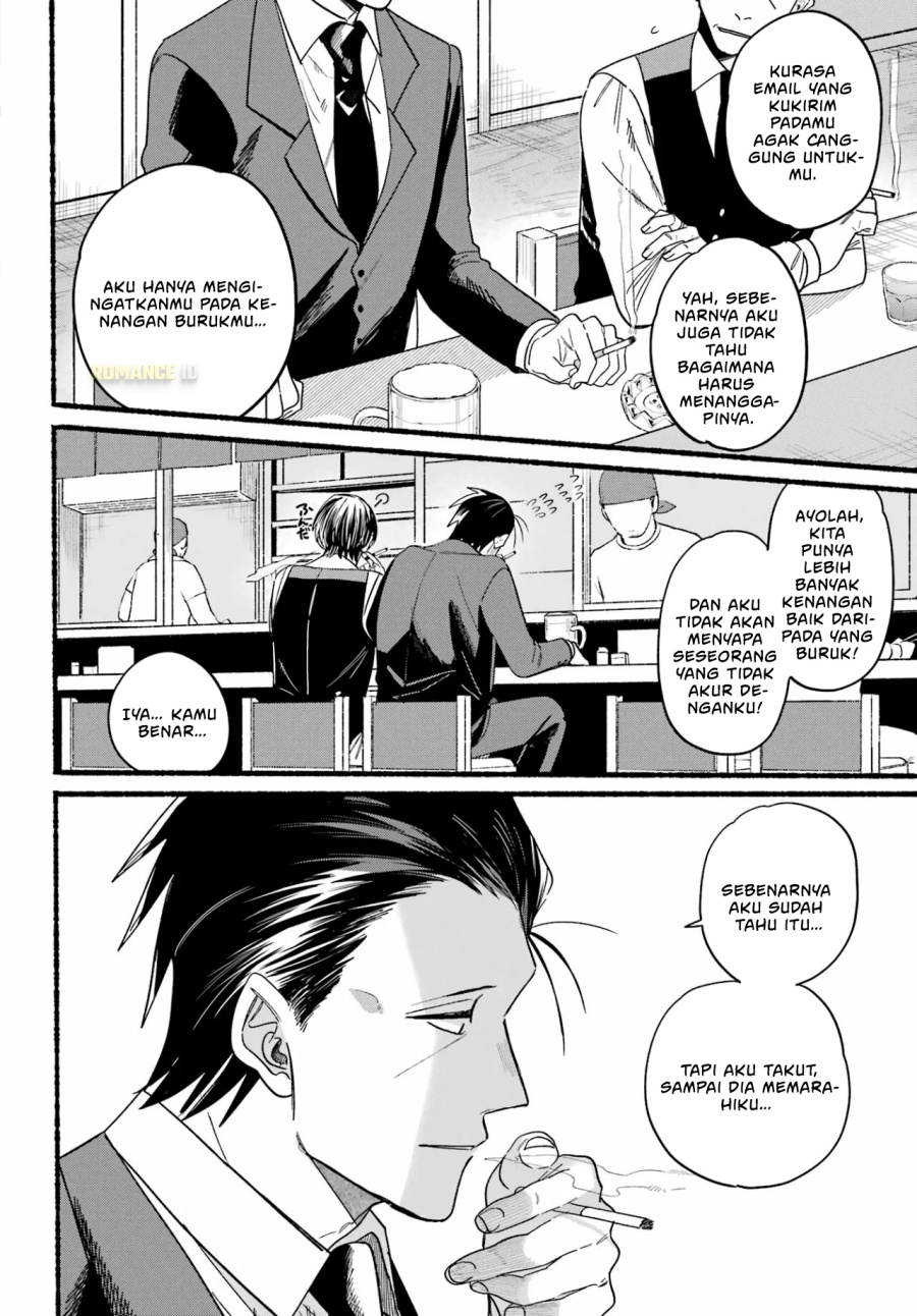 A Story About Smoking at the Back of the Supermarket (Super no Ura de Yani Suu Futari) Chapter 28 Bahasa Indonesia
