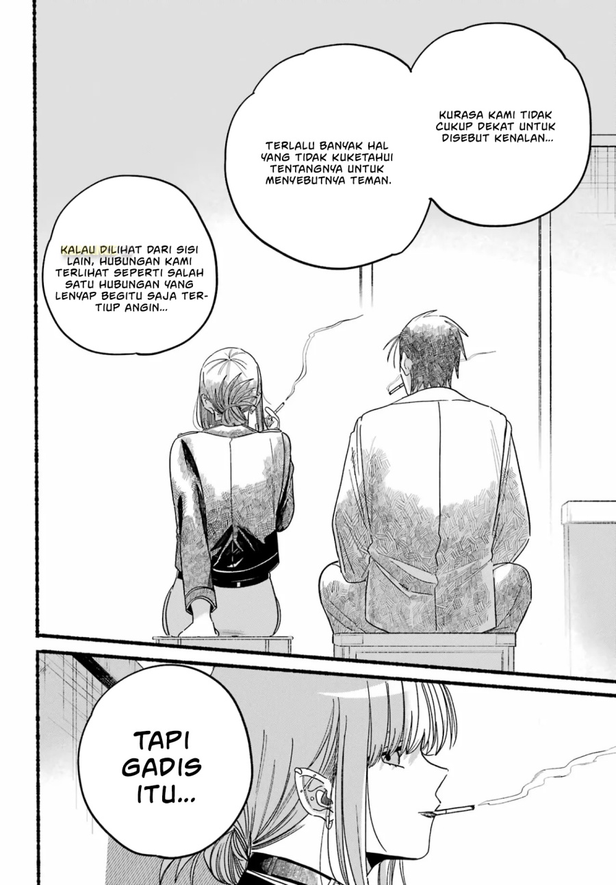 A Story About Smoking at the Back of the Supermarket (Super no Ura de Yani Suu Futari) Chapter 28 Bahasa Indonesia