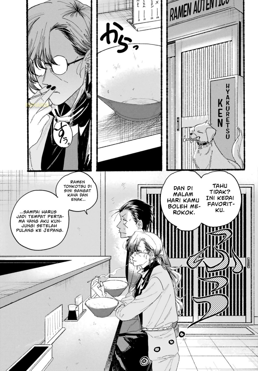 A Story About Smoking at the Back of the Supermarket (Super no Ura de Yani Suu Futari) Chapter 30 Bahasa Indonesia