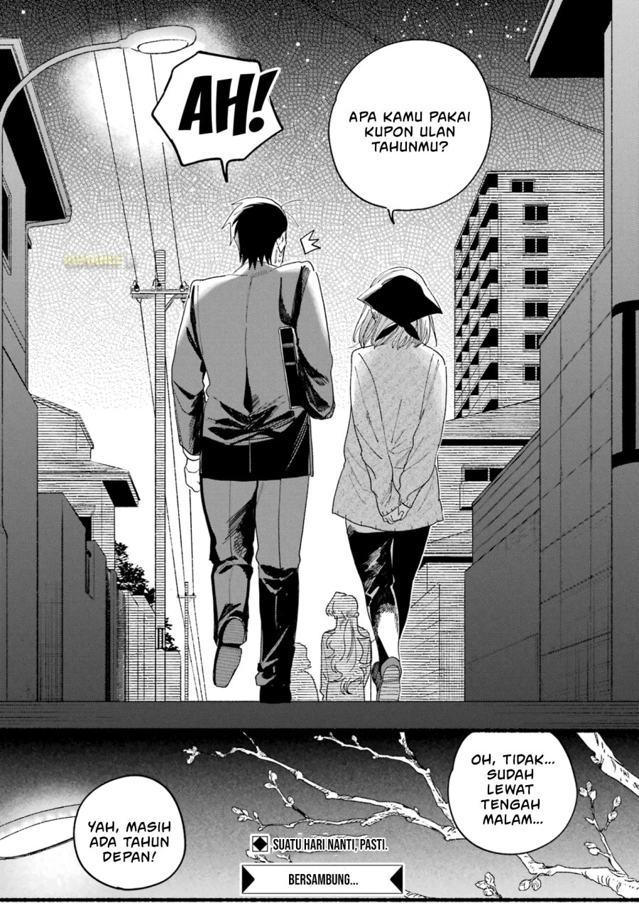A Story About Smoking at the Back of the Supermarket (Super no Ura de Yani Suu Futari) Chapter 30 Bahasa Indonesia