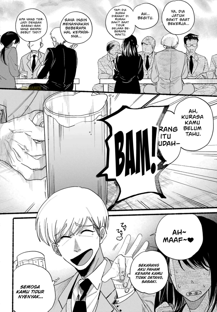 A Story About Smoking at the Back of the Supermarket (Super no Ura de Yani Suu Futari) Chapter 33 Bahasa Indonesia
