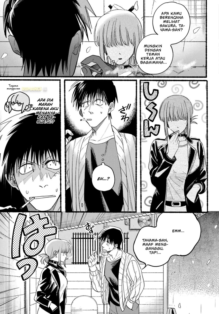 A Story About Smoking at the Back of the Supermarket (Super no Ura de Yani Suu Futari) Chapter 33 Bahasa Indonesia