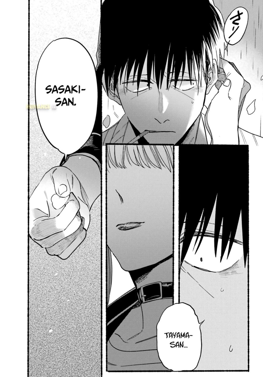 A Story About Smoking at the Back of the Supermarket (Super no Ura de Yani Suu Futari) Chapter 33 Bahasa Indonesia