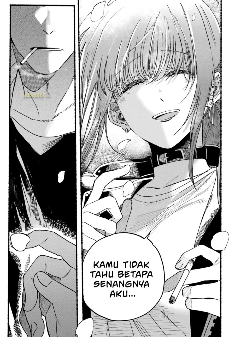 A Story About Smoking at the Back of the Supermarket (Super no Ura de Yani Suu Futari) Chapter 33 Bahasa Indonesia
