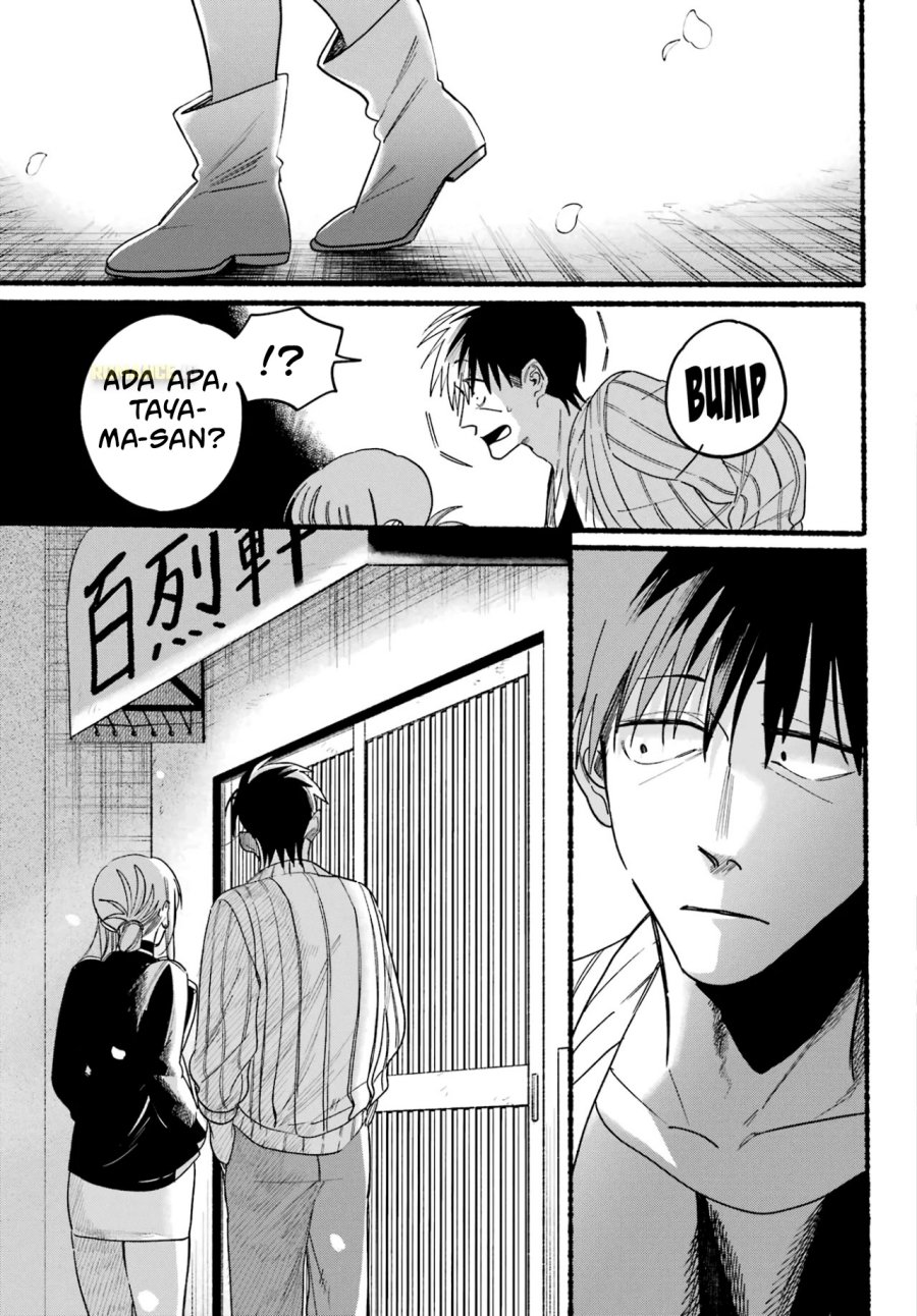 A Story About Smoking at the Back of the Supermarket (Super no Ura de Yani Suu Futari) Chapter 33 Bahasa Indonesia