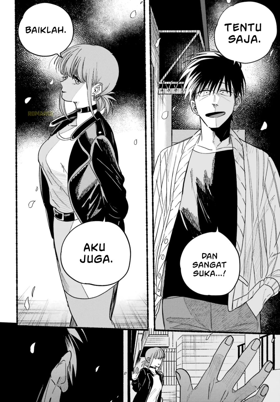 A Story About Smoking at the Back of the Supermarket (Super no Ura de Yani Suu Futari) Chapter 33 Bahasa Indonesia