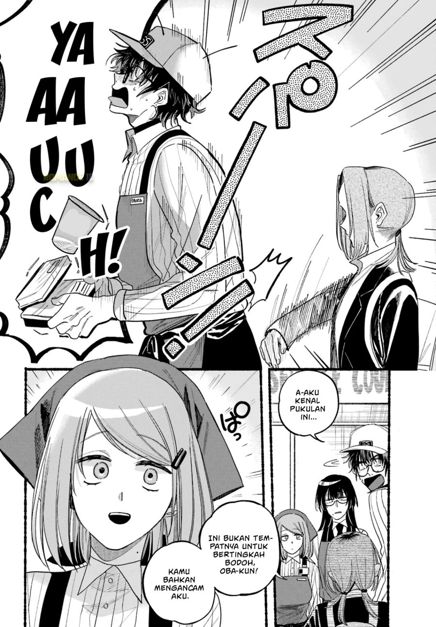 A Story About Smoking at the Back of the Supermarket (Super no Ura de Yani Suu Futari) Chapter 34 Bahasa Indonesia