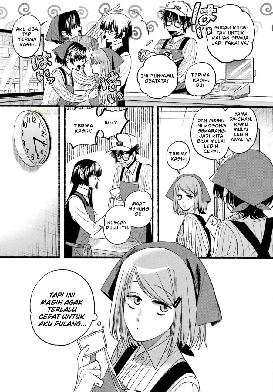 A Story About Smoking at the Back of the Supermarket (Super no Ura de Yani Suu Futari) Chapter 34 Bahasa Indonesia