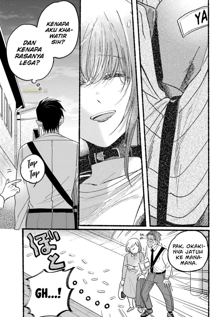 A Story About Smoking at the Back of the Supermarket (Super no Ura de Yani Suu Futari) Chapter 34 Bahasa Indonesia