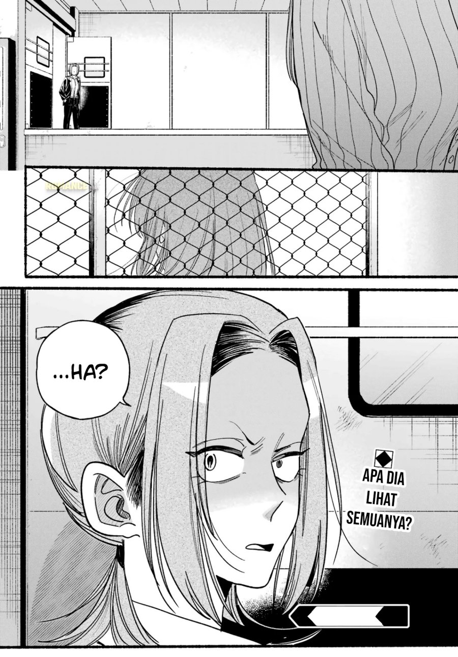 A Story About Smoking at the Back of the Supermarket (Super no Ura de Yani Suu Futari) Chapter 34 Bahasa Indonesia