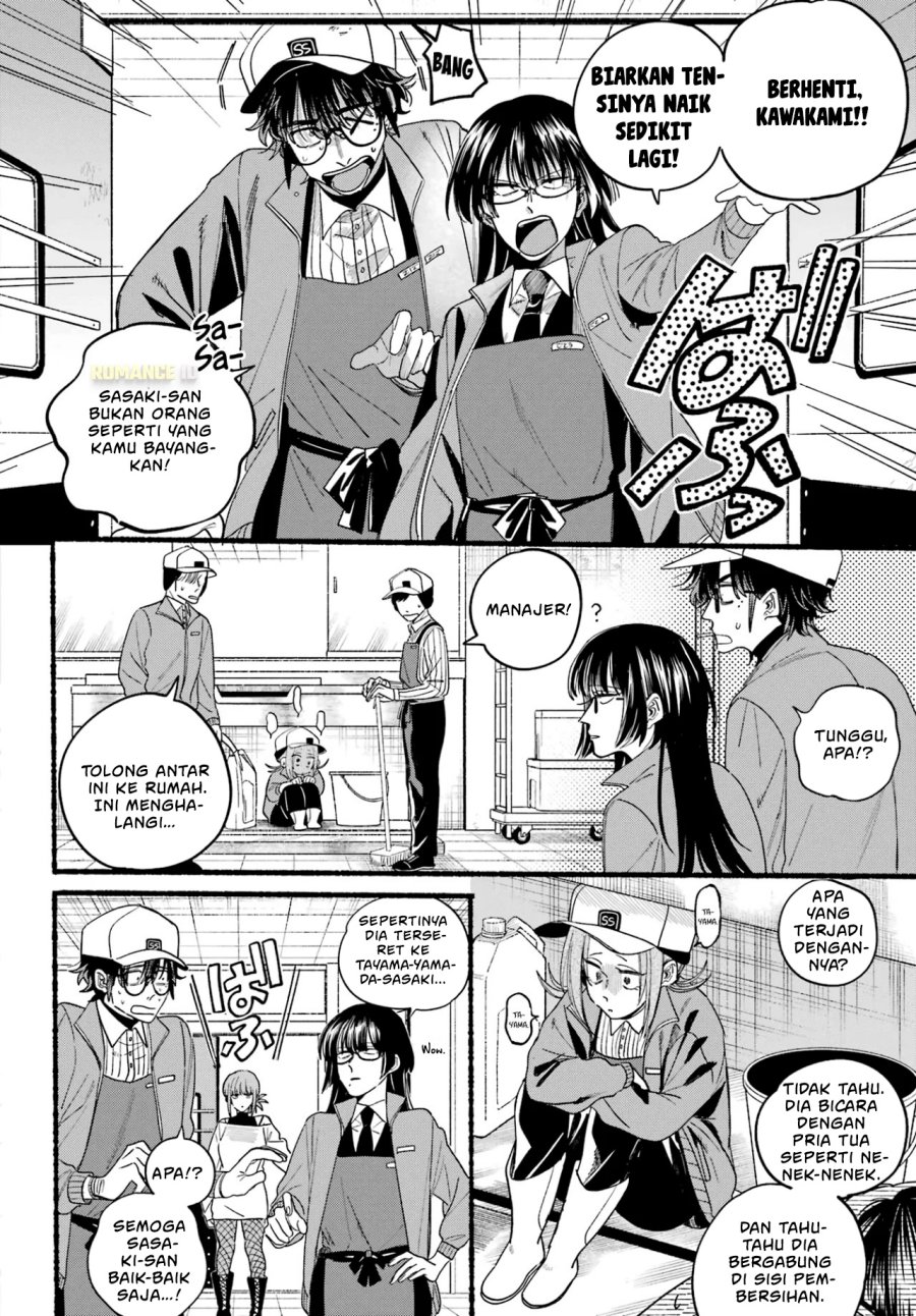 A Story About Smoking at the Back of the Supermarket (Super no Ura de Yani Suu Futari) Chapter 36 Bahasa Indonesia