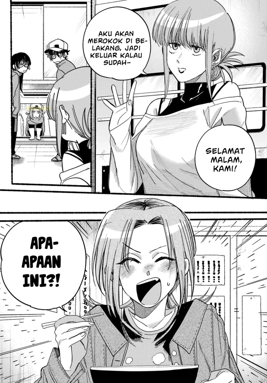 A Story About Smoking at the Back of the Supermarket (Super no Ura de Yani Suu Futari) Chapter 36 Bahasa Indonesia