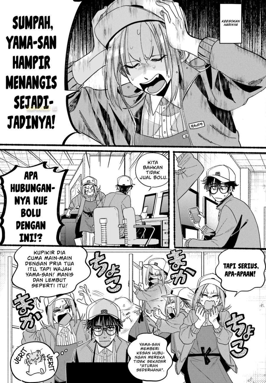 A Story About Smoking at the Back of the Supermarket (Super no Ura de Yani Suu Futari) Chapter 36 Bahasa Indonesia