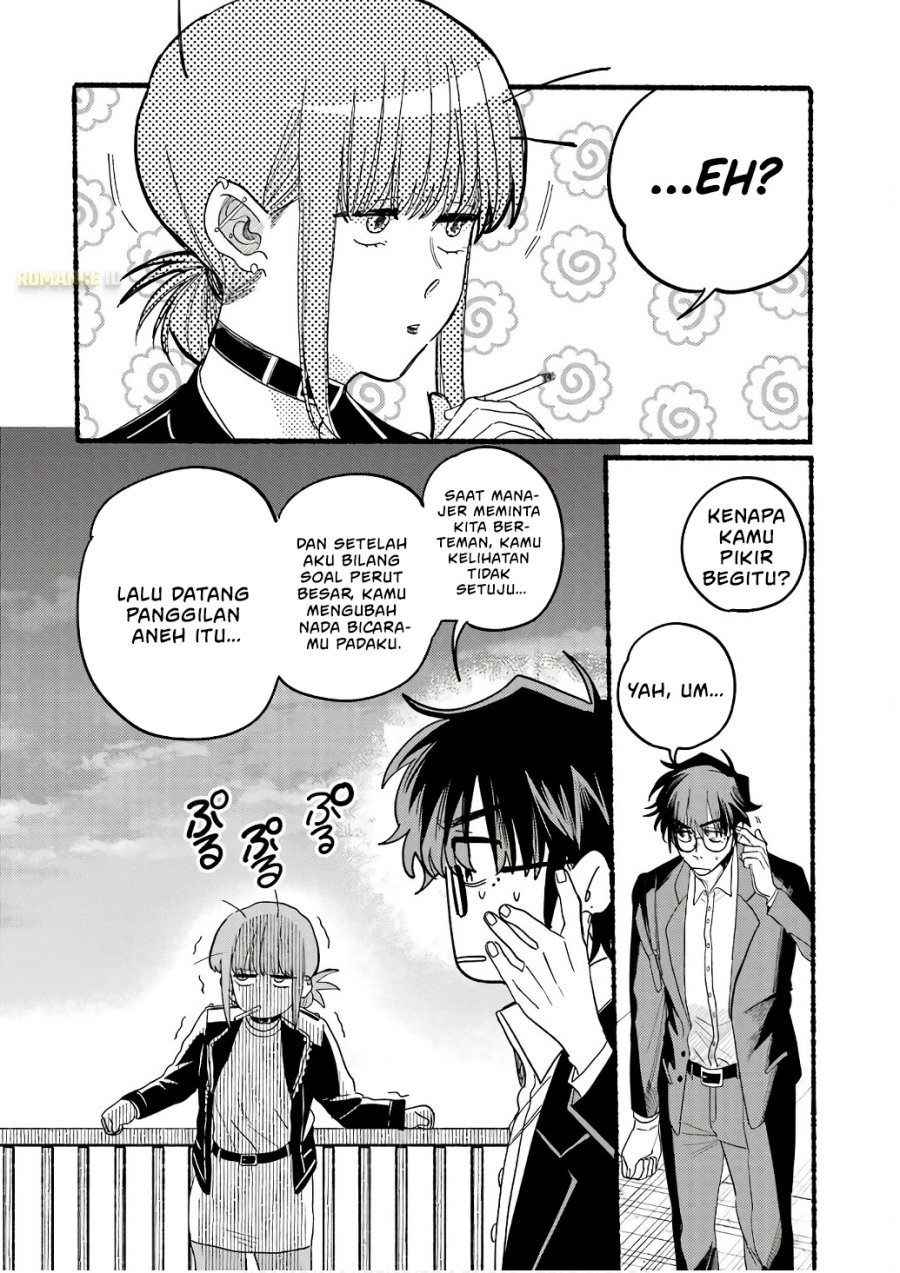 A Story About Smoking at the Back of the Supermarket (Super no Ura de Yani Suu Futari) Chapter 38.5 Bahasa Indonesia
