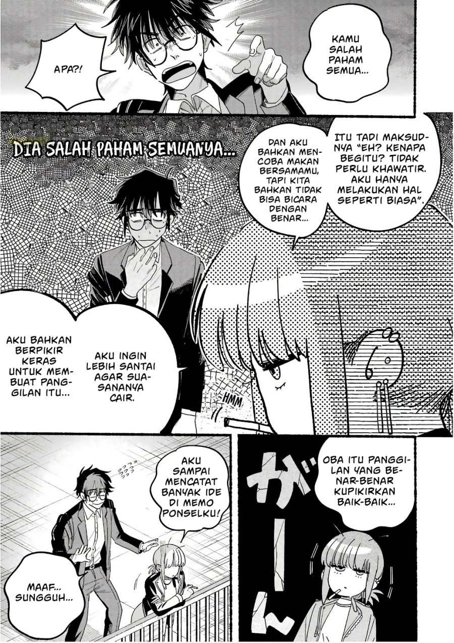 A Story About Smoking at the Back of the Supermarket (Super no Ura de Yani Suu Futari) Chapter 38.5 Bahasa Indonesia