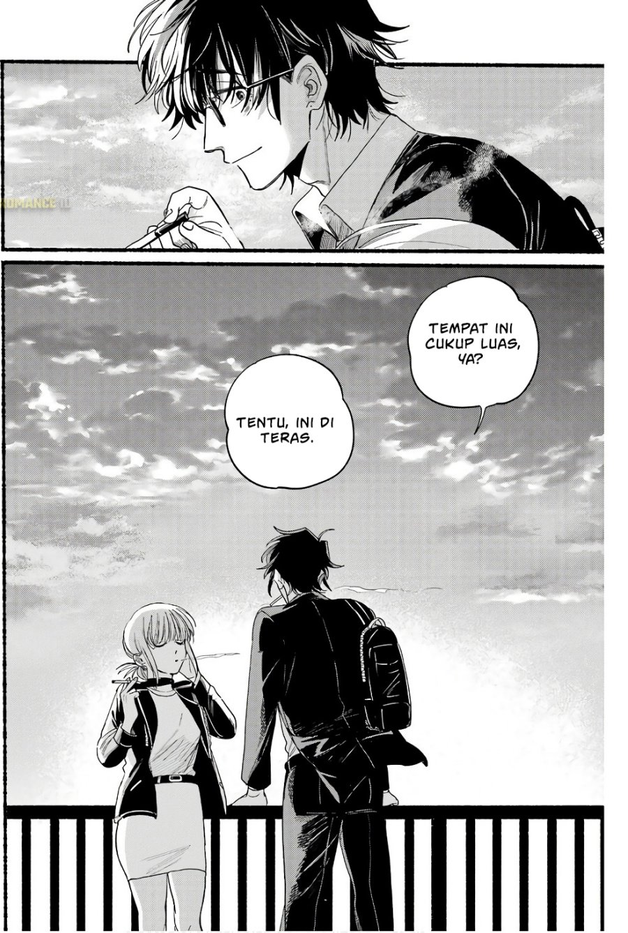 A Story About Smoking at the Back of the Supermarket (Super no Ura de Yani Suu Futari) Chapter 38.5 Bahasa Indonesia