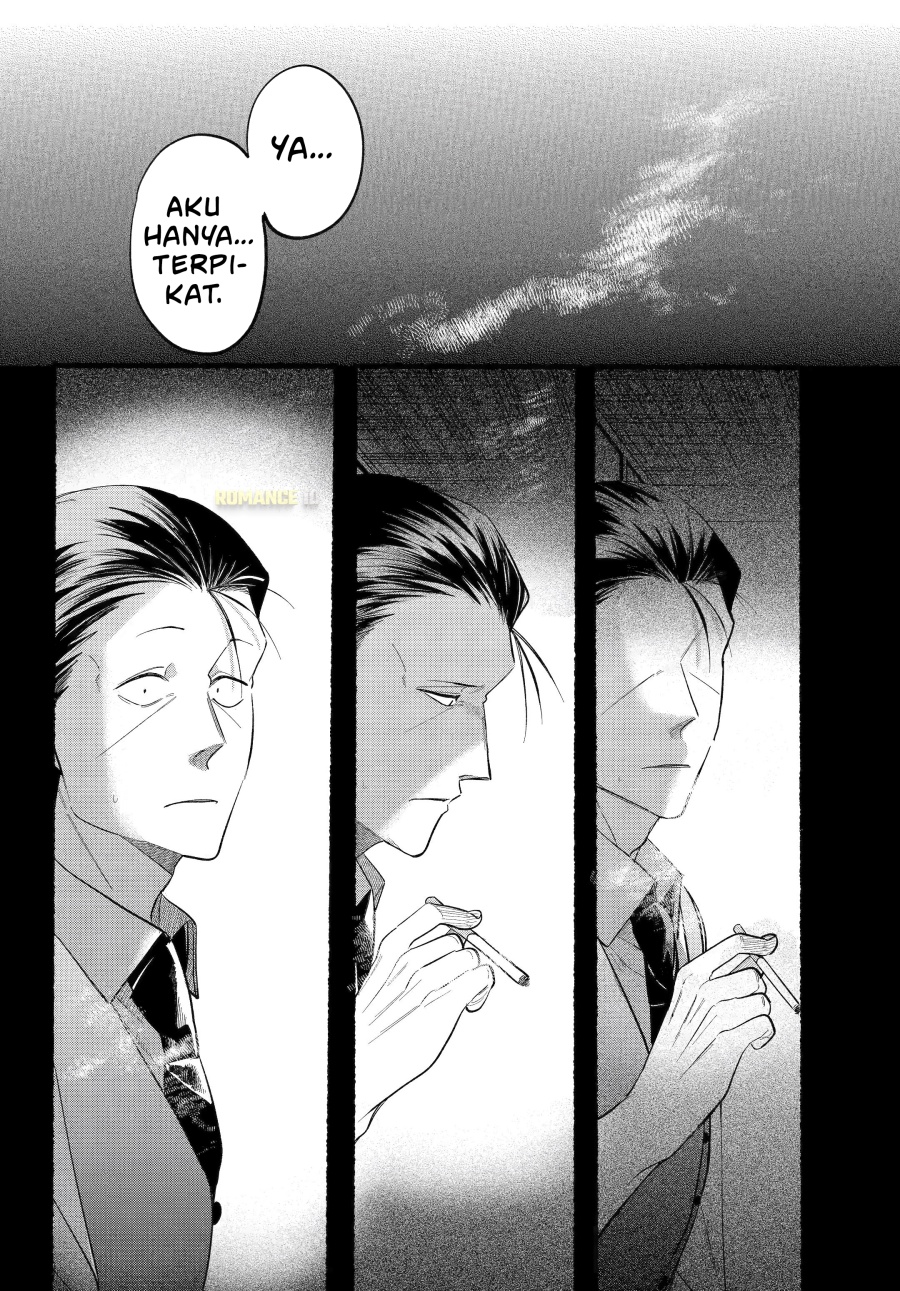 A Story About Smoking at the Back of the Supermarket (Super no Ura de Yani Suu Futari) Chapter 43 Bahasa Indonesia