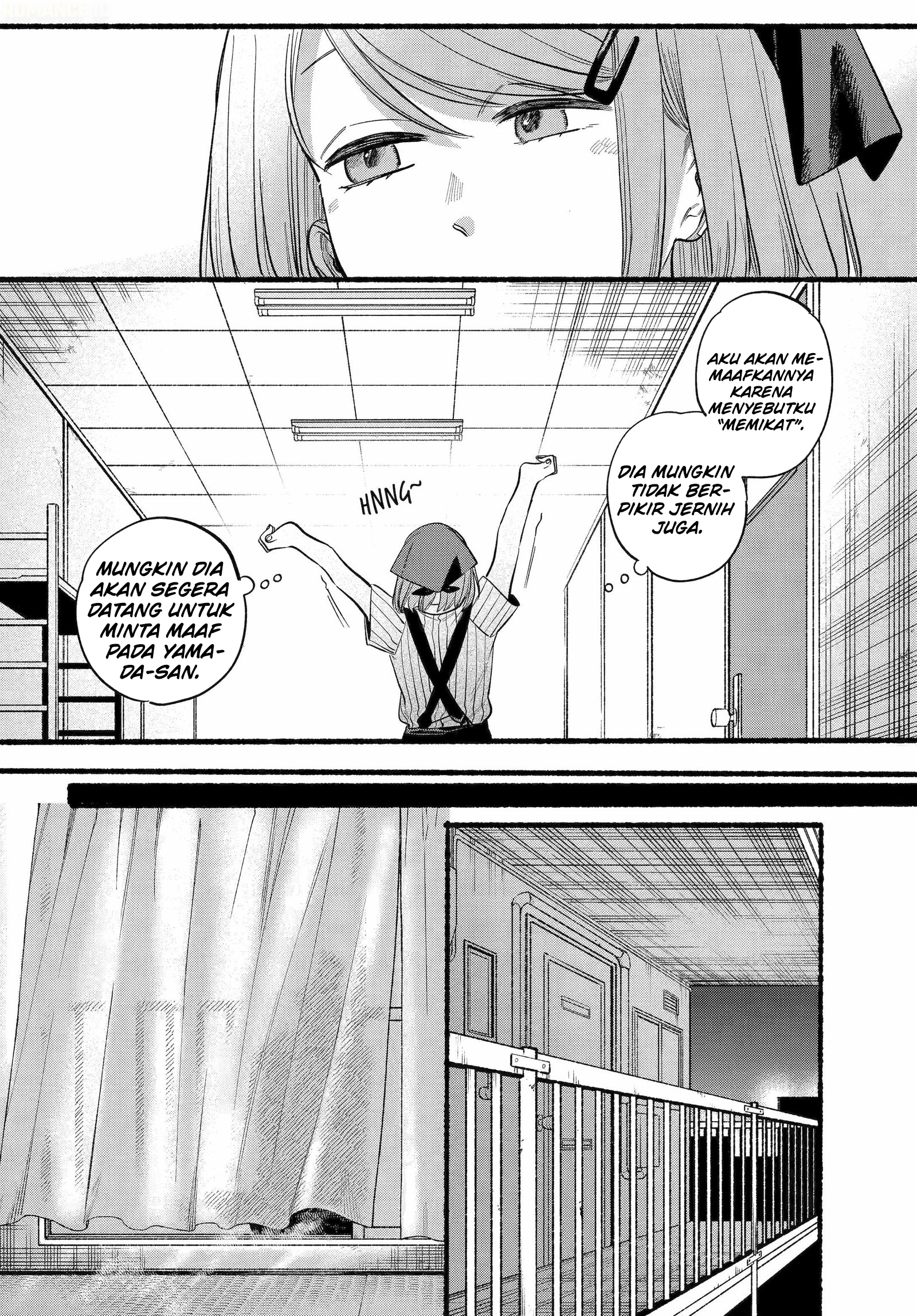 A Story About Smoking at the Back of the Supermarket (Super no Ura de Yani Suu Futari) Chapter 45 Bahasa Indonesia