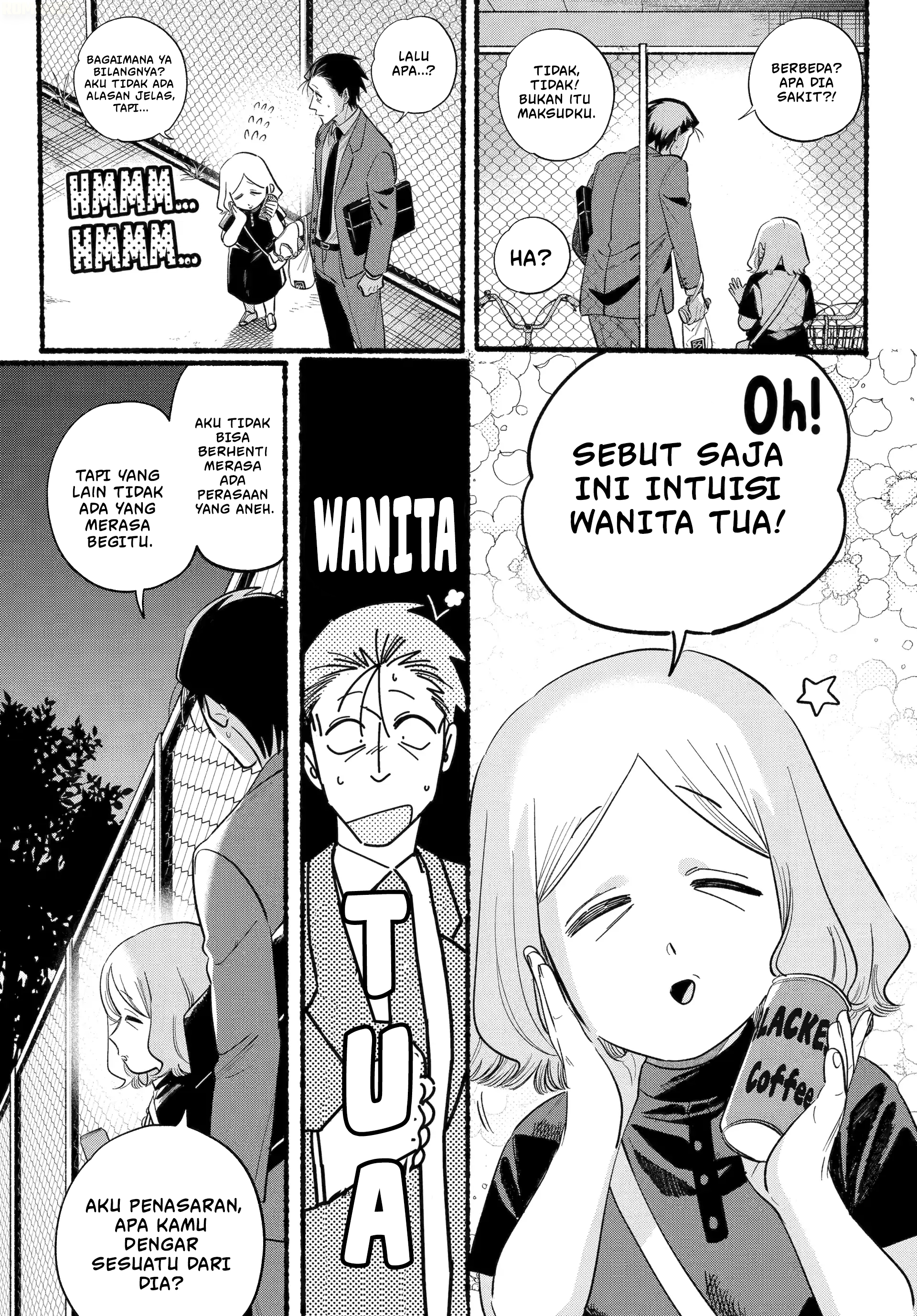 A Story About Smoking at the Back of the Supermarket (Super no Ura de Yani Suu Futari) Chapter 47 Bahasa Indonesia