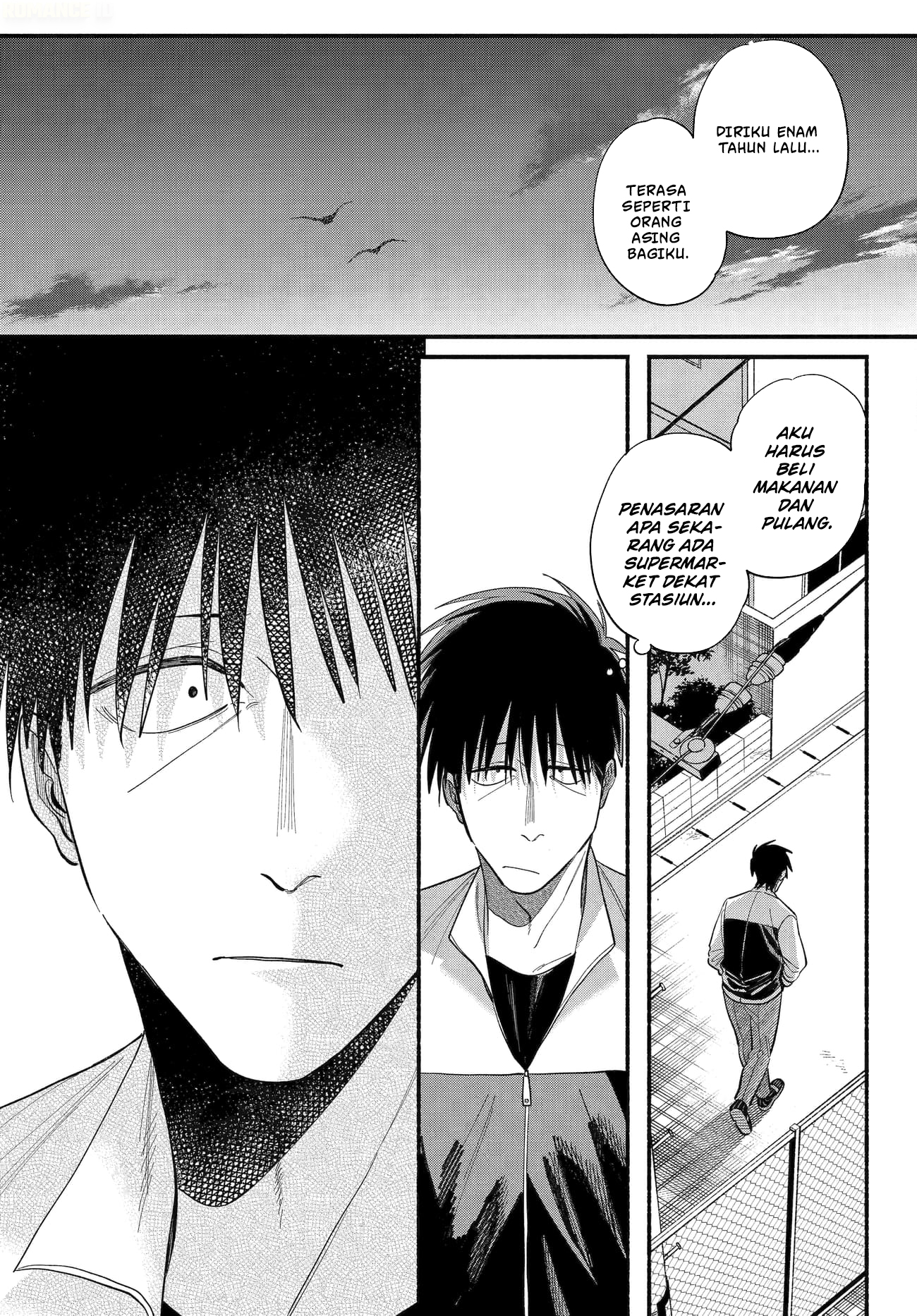 A Story About Smoking at the Back of the Supermarket (Super no Ura de Yani Suu Futari) Chapter 50 Bahasa Indonesia