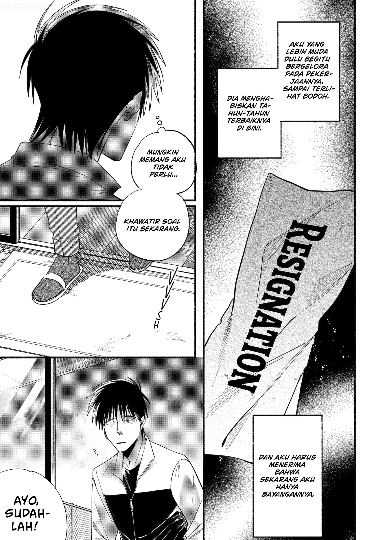 A Story About Smoking at the Back of the Supermarket (Super no Ura de Yani Suu Futari) Chapter 50 Bahasa Indonesia