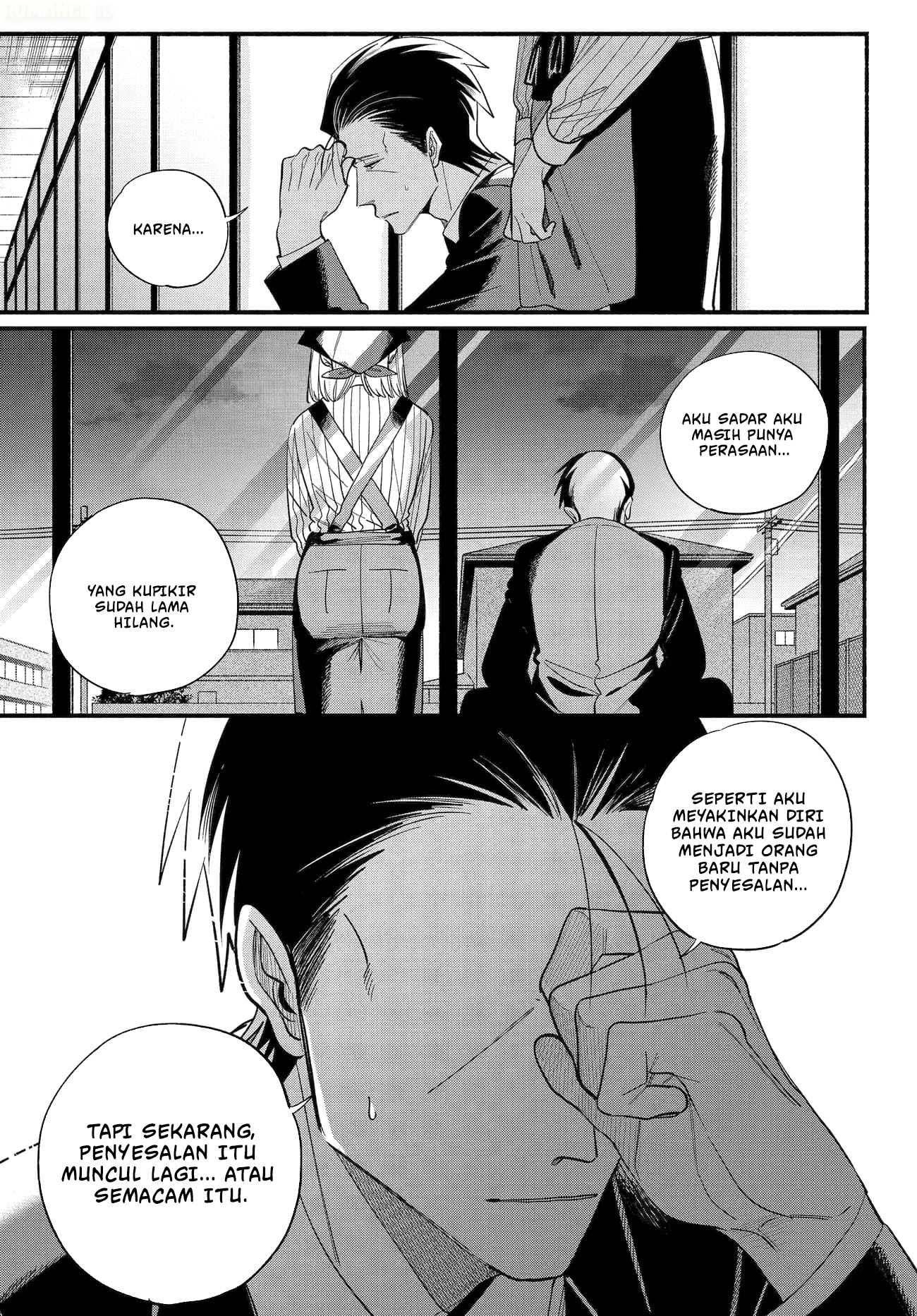 A Story About Smoking at the Back of the Supermarket (Super no Ura de Yani Suu Futari) Chapter 50 Bahasa Indonesia