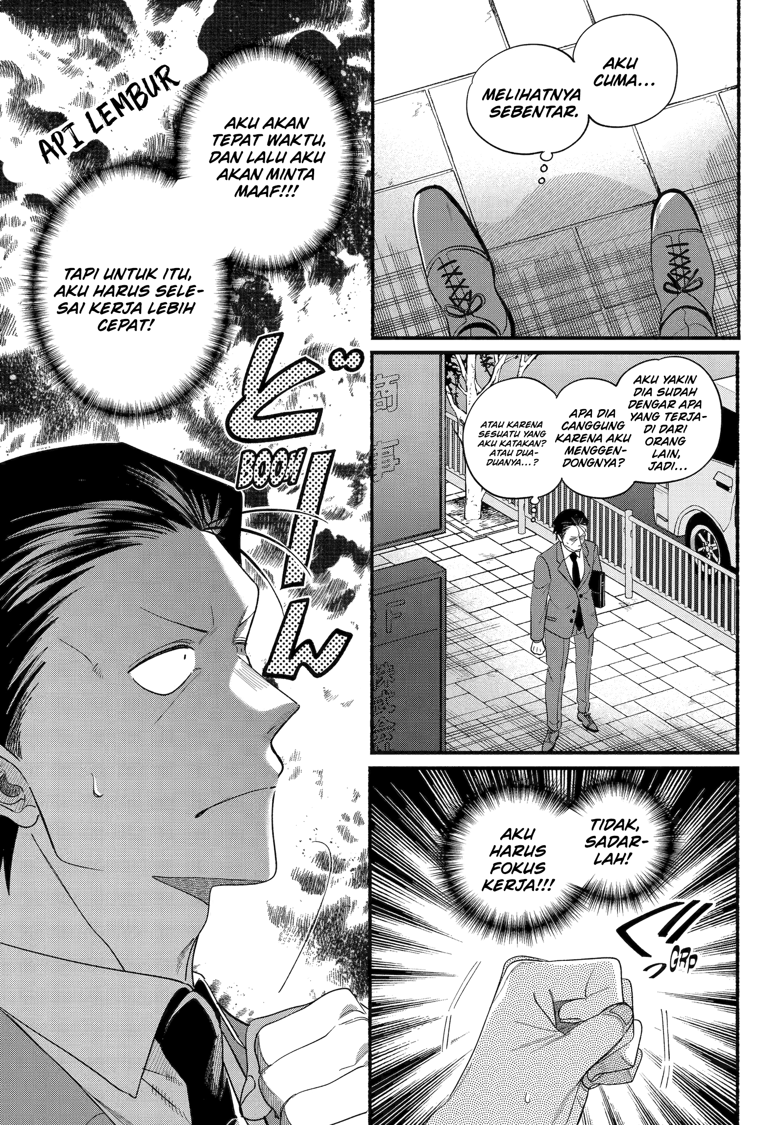 A Story About Smoking at the Back of the Supermarket (Super no Ura de Yani Suu Futari) Chapter 52 Bahasa Indonesia