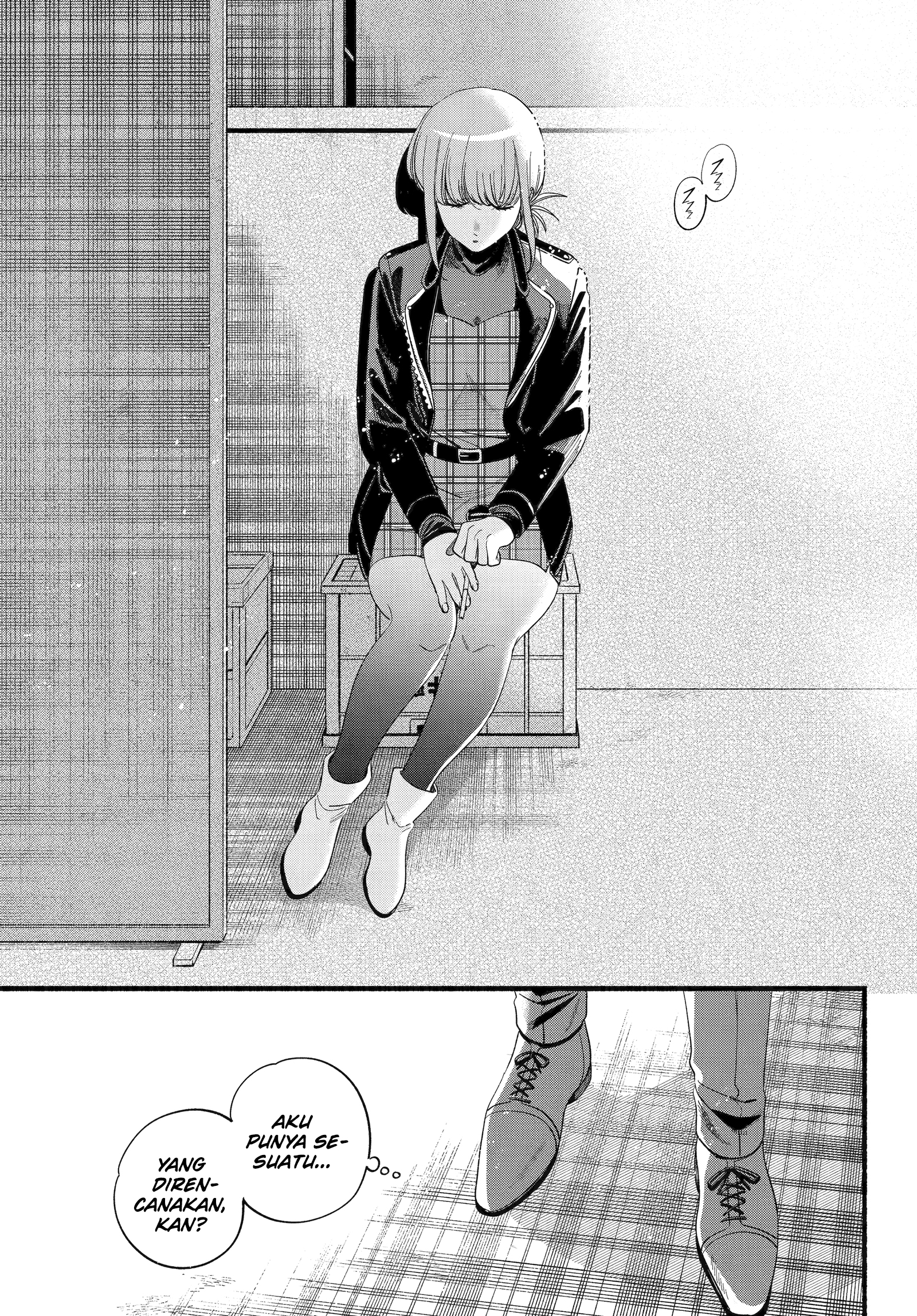 A Story About Smoking at the Back of the Supermarket (Super no Ura de Yani Suu Futari) Chapter 52 Bahasa Indonesia