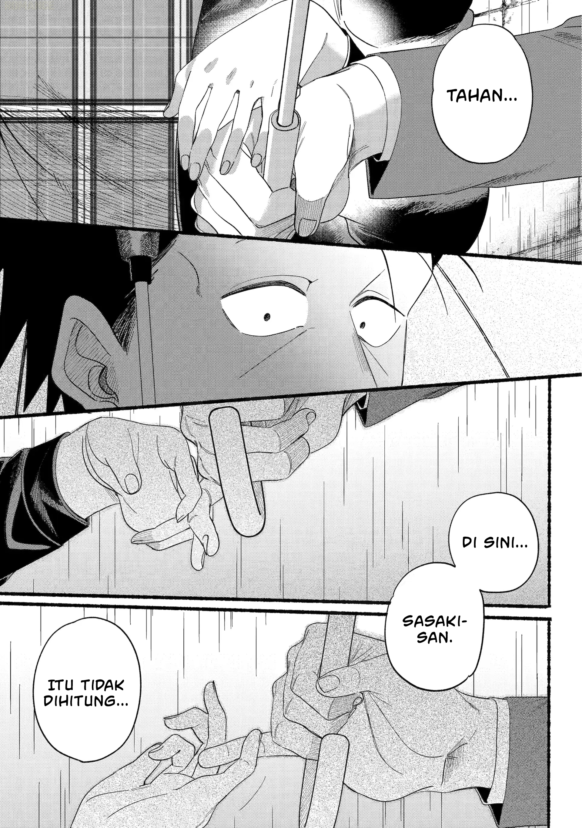 A Story About Smoking at the Back of the Supermarket (Super no Ura de Yani Suu Futari) Chapter 53 Bahasa Indonesia