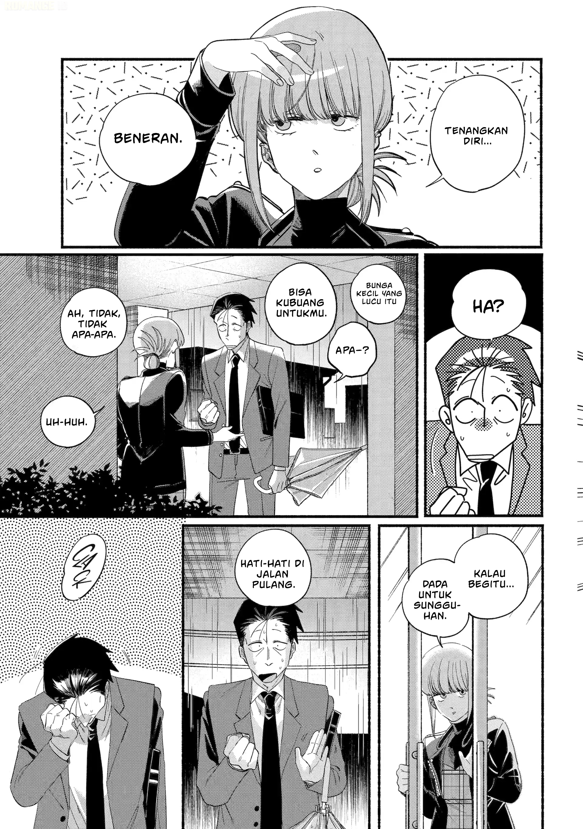 A Story About Smoking at the Back of the Supermarket (Super no Ura de Yani Suu Futari) Chapter 53 Bahasa Indonesia