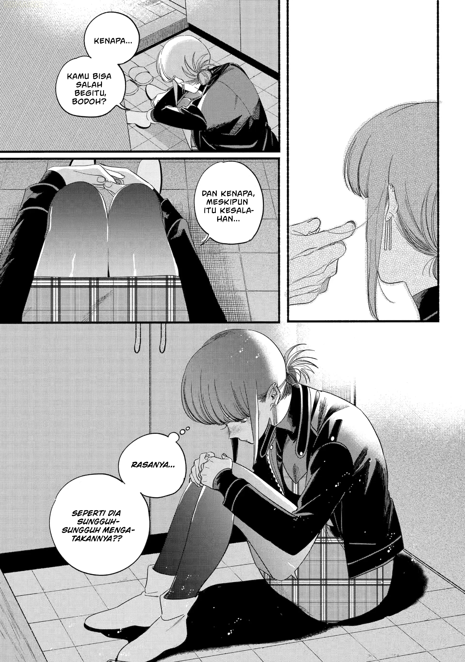 A Story About Smoking at the Back of the Supermarket (Super no Ura de Yani Suu Futari) Chapter 53 Bahasa Indonesia