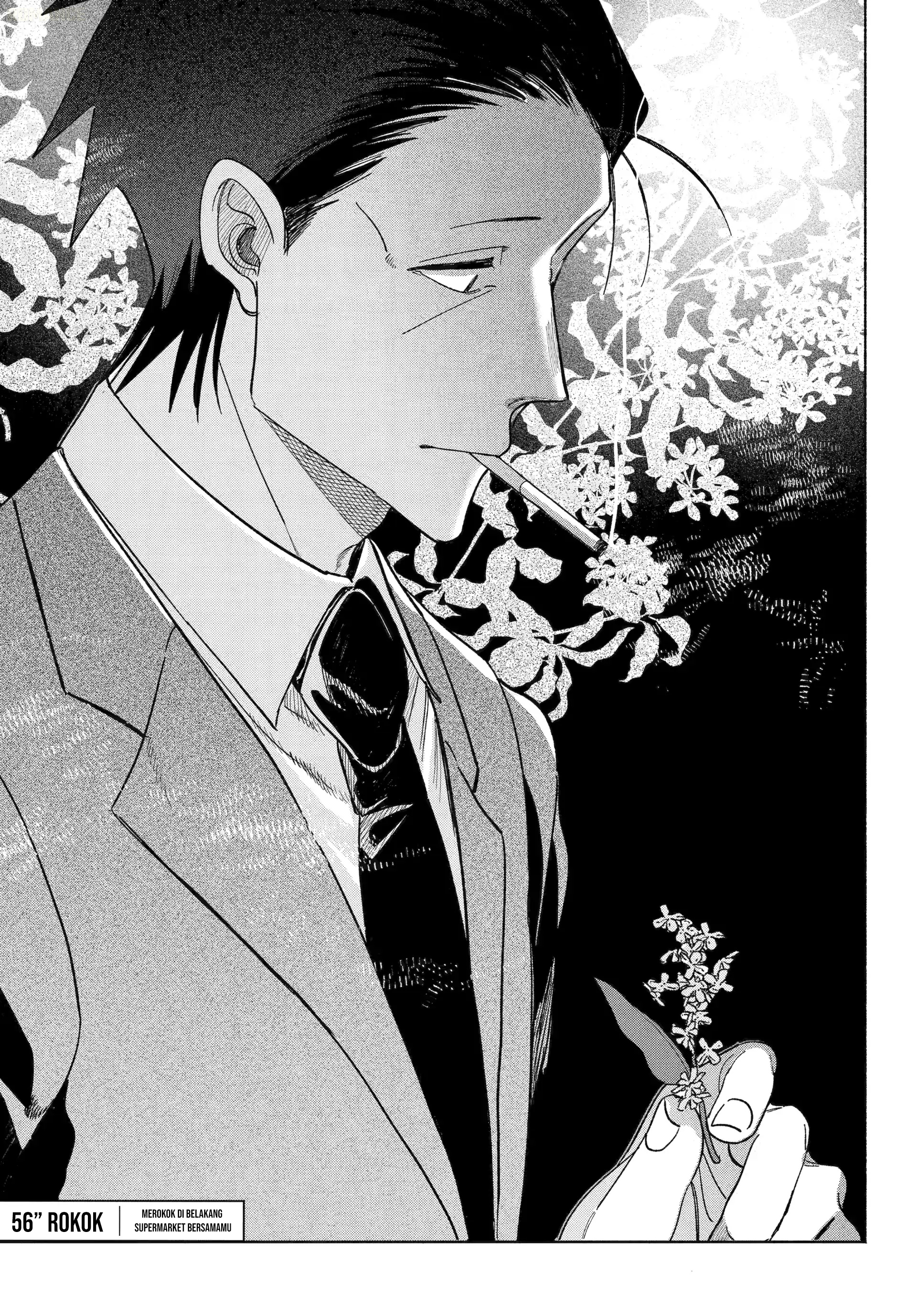 A Story About Smoking at the Back of the Supermarket (Super no Ura de Yani Suu Futari) Chapter 56 Bahasa Indonesia