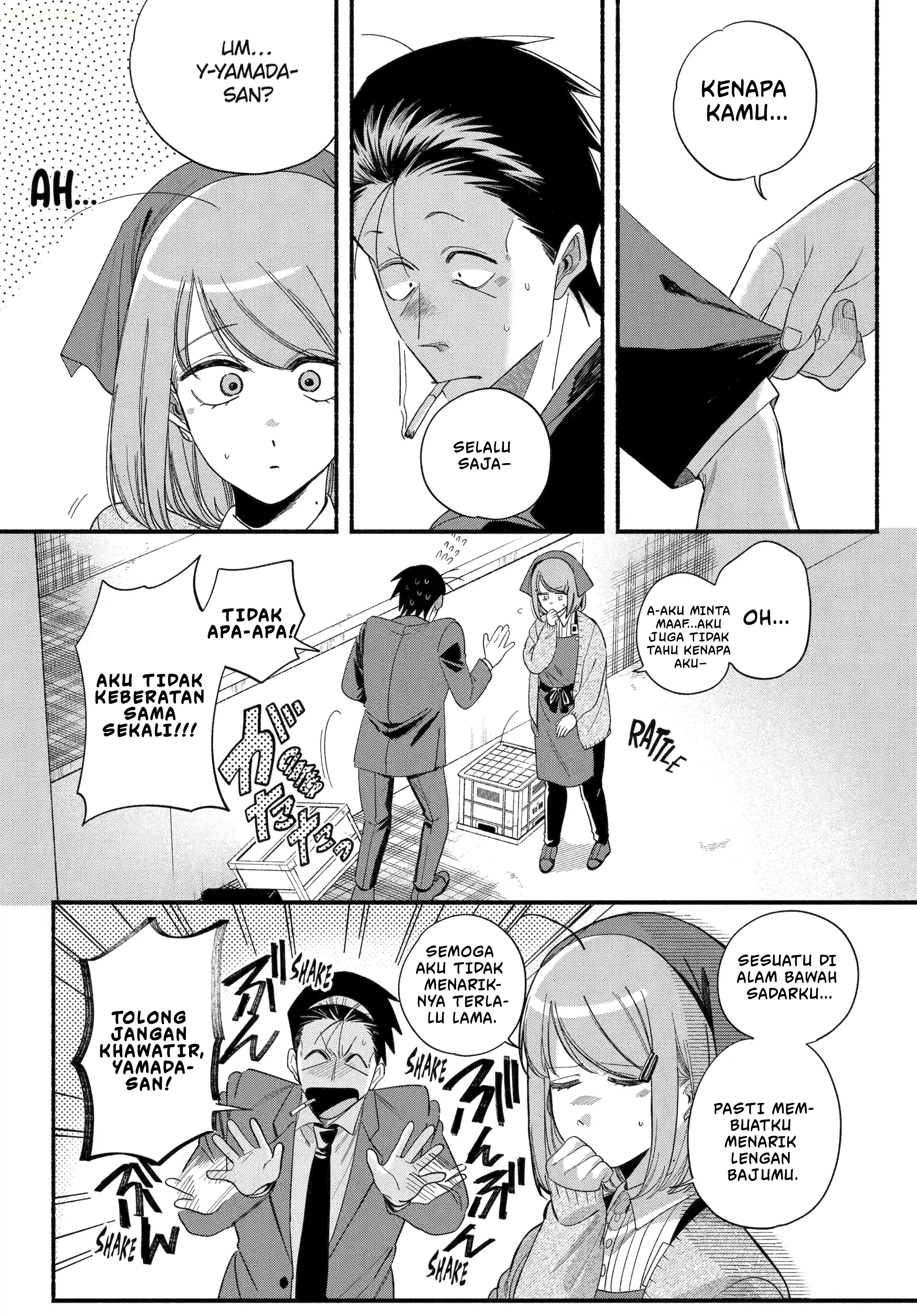 A Story About Smoking at the Back of the Supermarket (Super no Ura de Yani Suu Futari) Chapter 56 Bahasa Indonesia