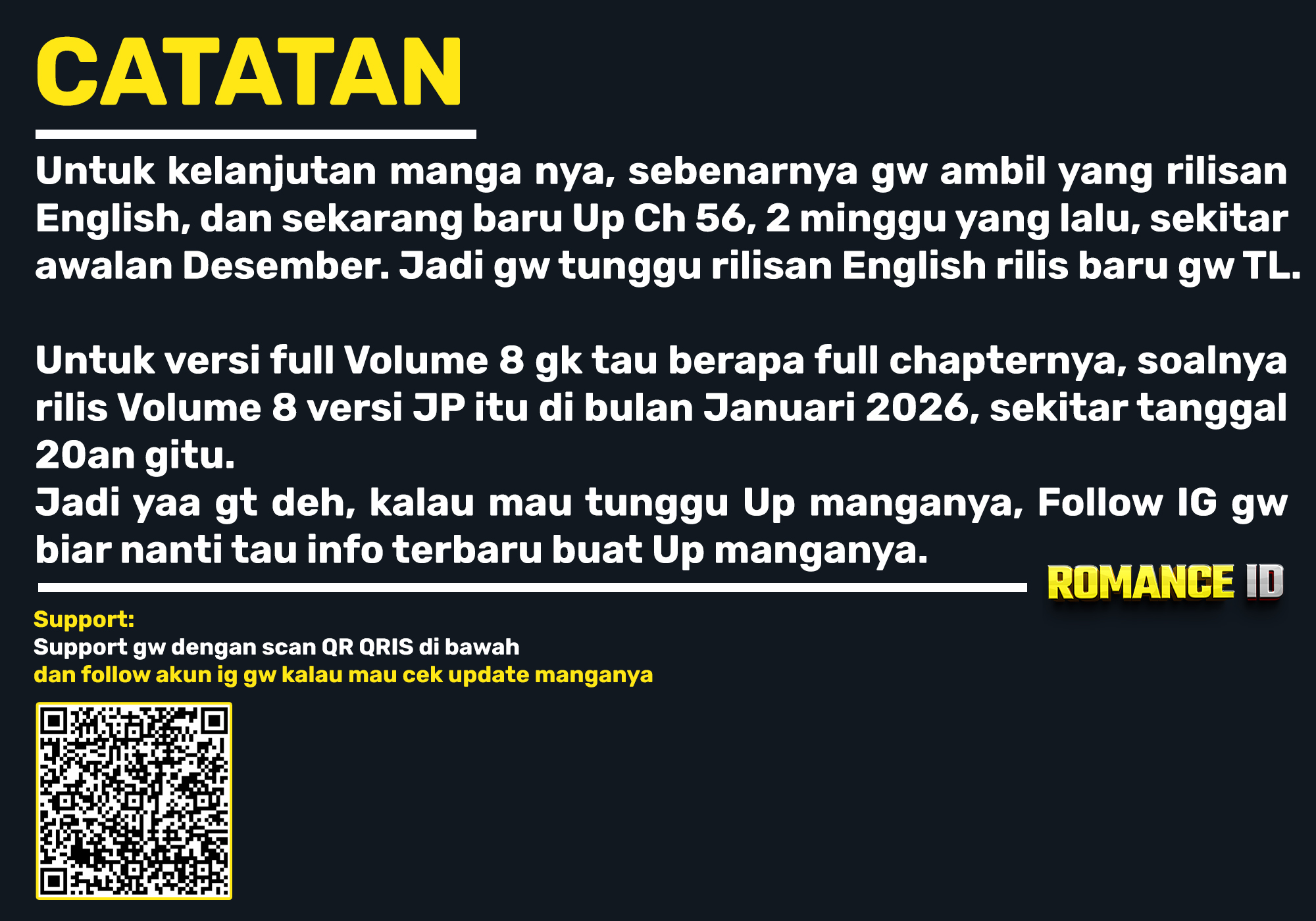 A Story About Smoking at the Back of the Supermarket (Super no Ura de Yani Suu Futari) Chapter 56 Bahasa Indonesia