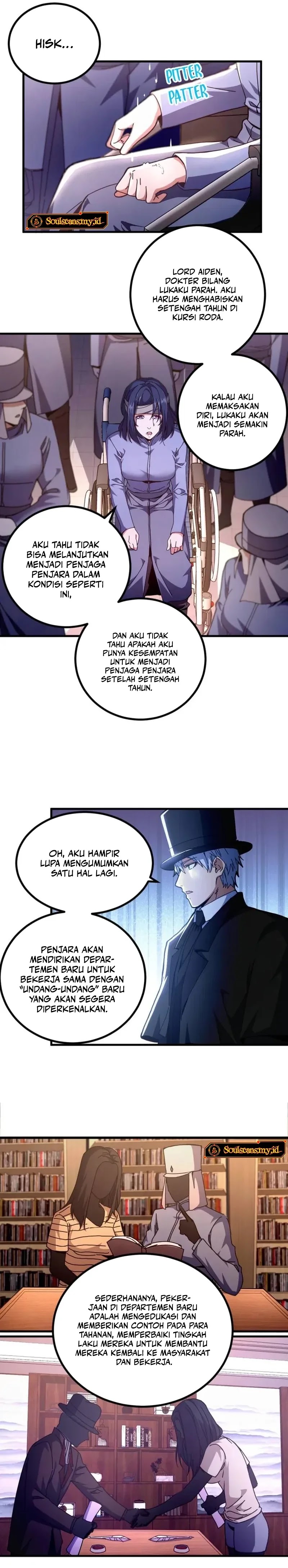 A Transmigrated Warden’s Battle for Redemption Chapter 61 Bahasa Indonesia