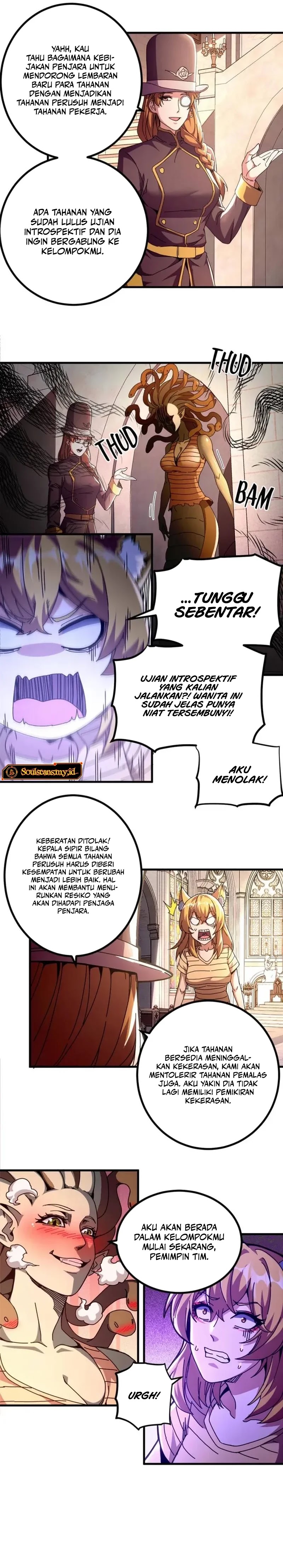 A Transmigrated Warden’s Battle for Redemption Chapter 61 Bahasa Indonesia