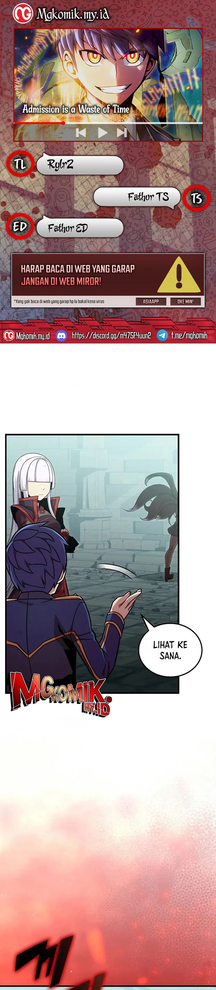 Admission is a Waste of Time chapter 45