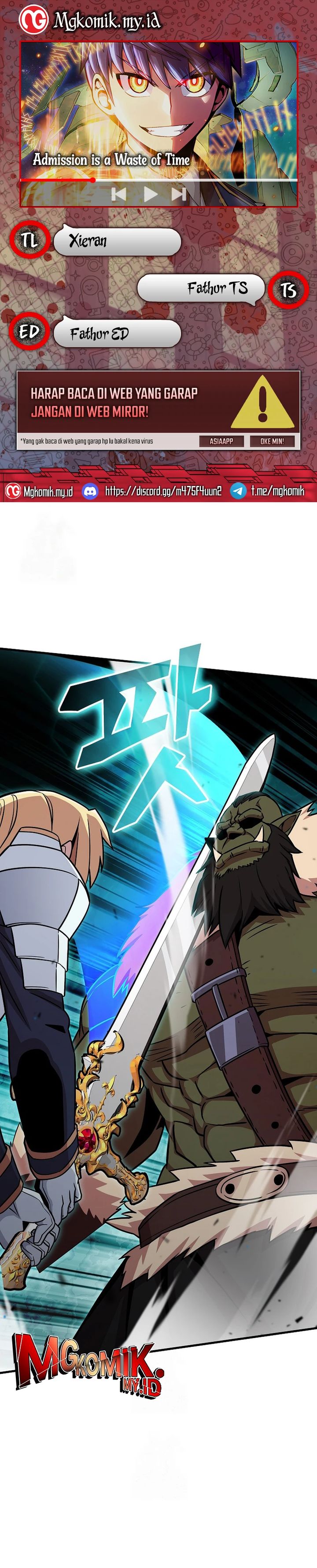 Admission is a Waste of Time chapter 47