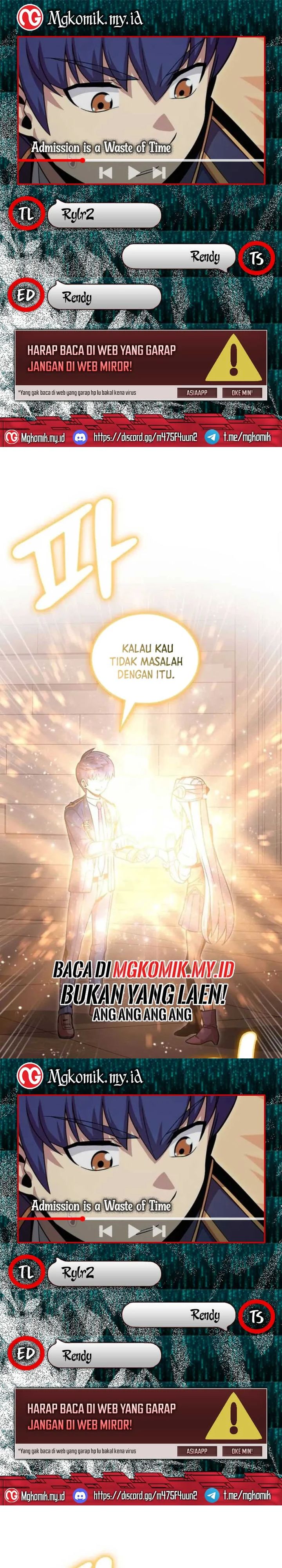 Admission is a Waste of Time chapter 51
