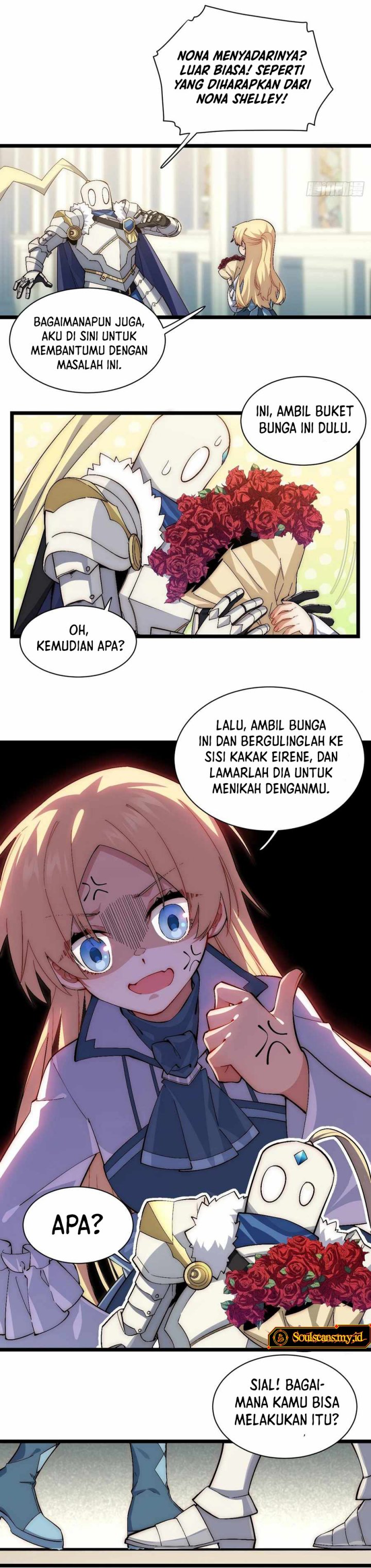 Adventures of an Undead Who Became Paladin Chapter 75 Bahasa Indonesia