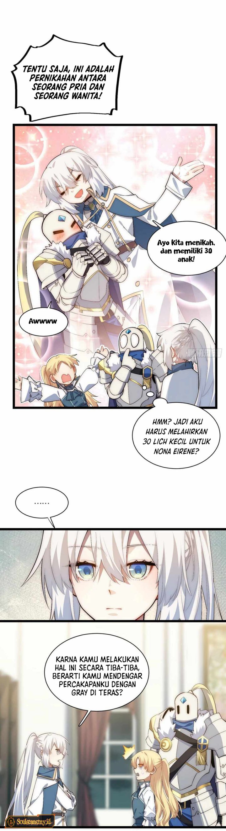 Adventures of an Undead Who Became Paladin Chapter 75 Bahasa Indonesia
