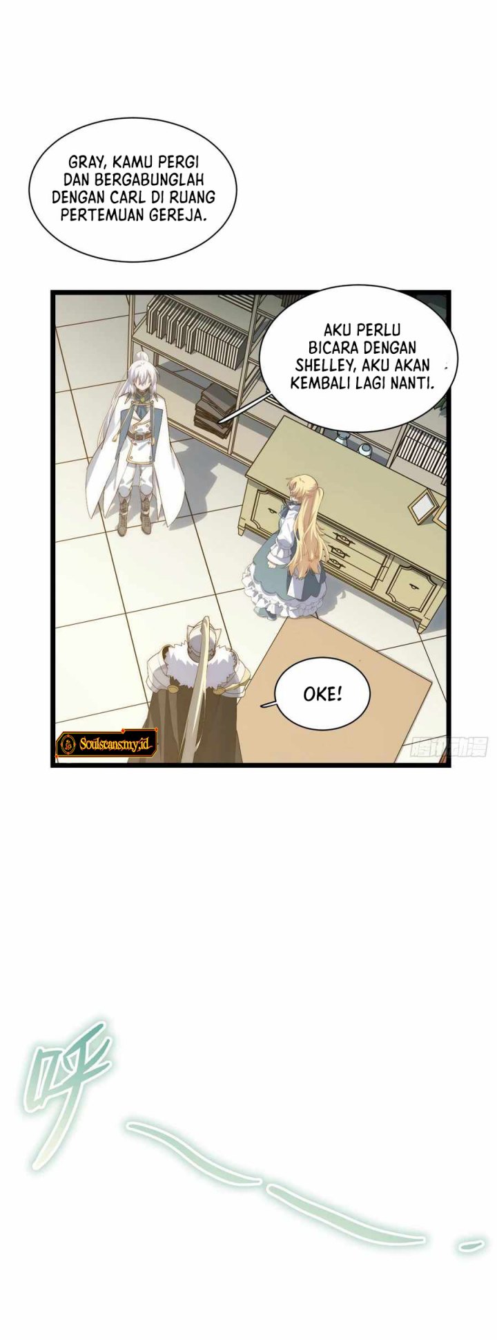 Adventures of an Undead Who Became Paladin Chapter 75 Bahasa Indonesia