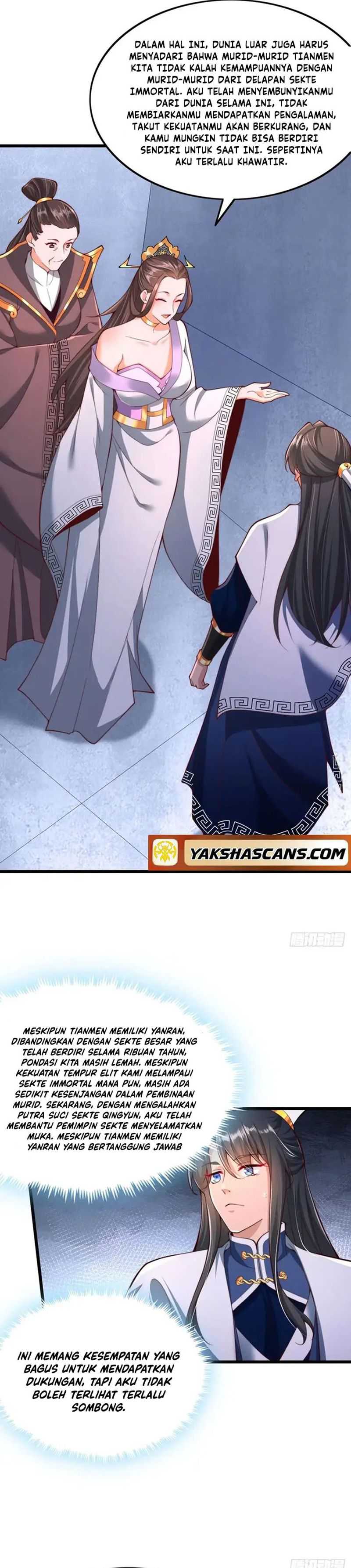 After Confessing My Love to the Beautiful Sect Leader, I Become Invincible? Chapter 12 Bahasa Indonesia